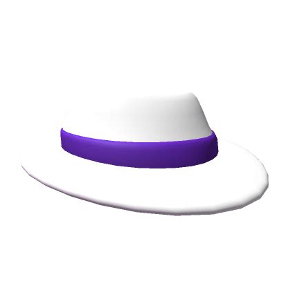 White Purple Fedora Roblox Item Rolimon S