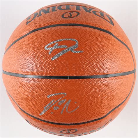 Giannis Antetokounmpo Damian Lillard Signed NBA Game Ball Series