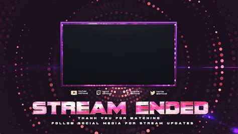 Stream Ended Twitch Stream Pack By Kireaki On Deviantart