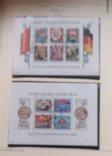 Briefmarkensammlung Ddr Komplett Gestempelt Bis In Alben Ebay