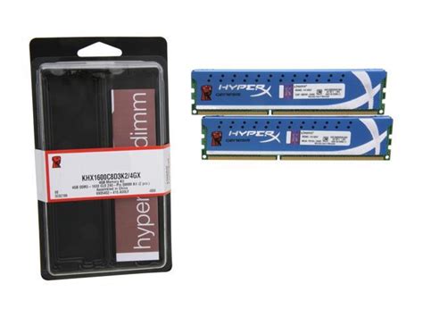 Hyperx 4gb 2 X 2gb Ddr3 1600 Pc3 12800 Desktop Memory Model