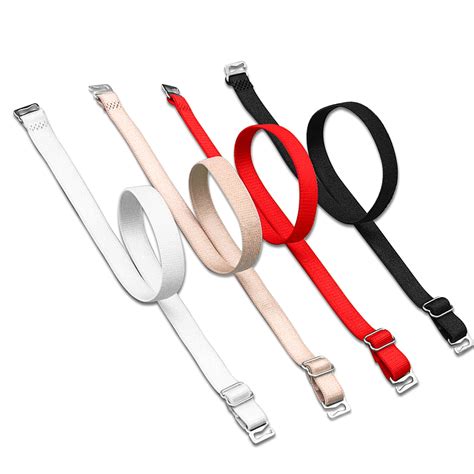 EKIND Elastic Adjustable Removable Lingerie Straps 10mm Width Cotton Replacement Sexy Bra