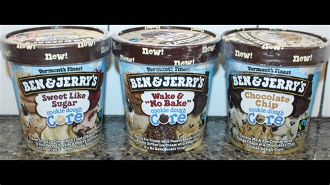 Ben And Jerrys Cookie Dough Core Sweet Like Sugar Wake And “no Bake” And