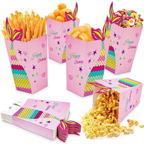 Bo Tes Popcorn En Forme De Sir Ne Pour Bonbons Pcs Popcorn