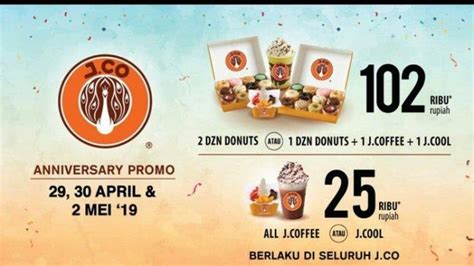 Jangan Lewatkan Promo J CO Spesial Ulang Tahun 2 Lusin Donat Hanya Rp