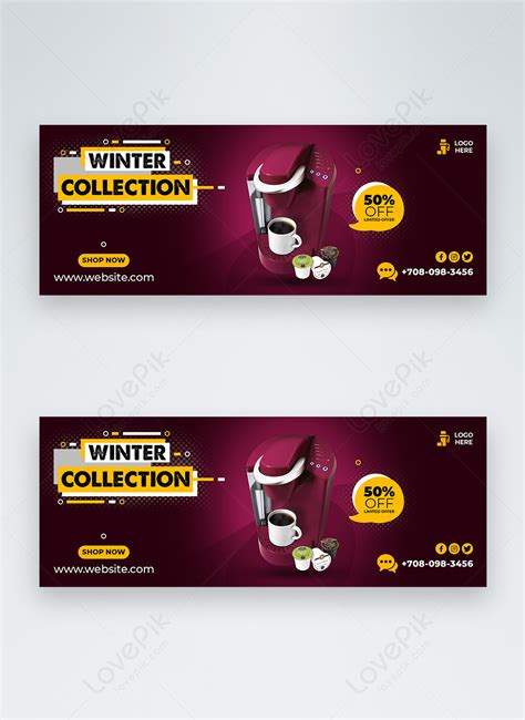 Winter collection facebook cover template image_picture free download ...