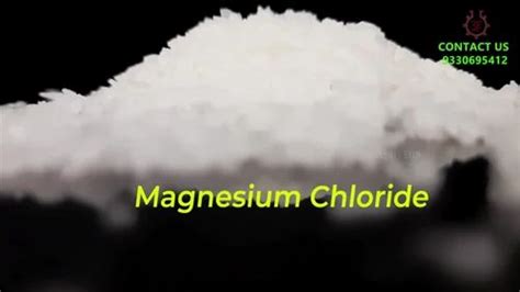 White Magnesium Chloride Flakes Purity 99 Packaging Size 50kg Bags