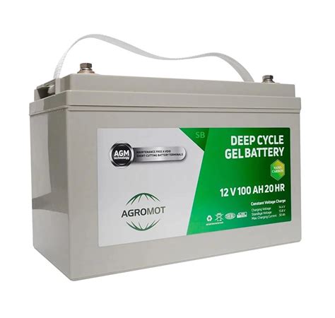 Agromot 100 Ah 12 V Jel Akü Deep Cycle Battery