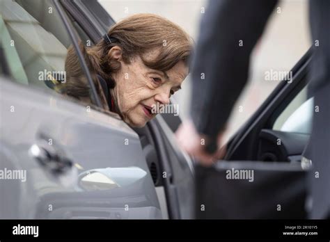 Sen Dianne Feinstein D Calif Emerges From A Vehicle As She Returns To The U S Capitol After