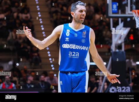 Amedeo Della Valle Germani Brescia During The Italian Basketball Cup