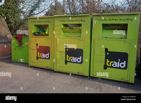 Clothes Recycling Bins Hi Res Stock Photography And Images Alamy