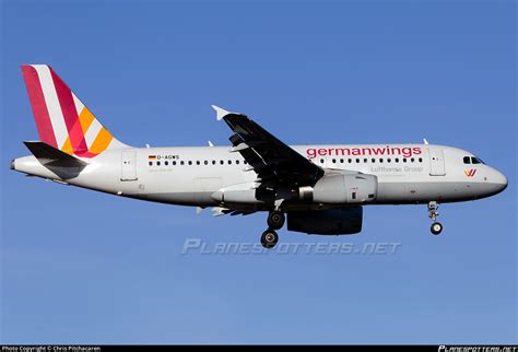 D AGWS Germanwings Airbus A319 132 Photo By Chris Pitchacaren ID