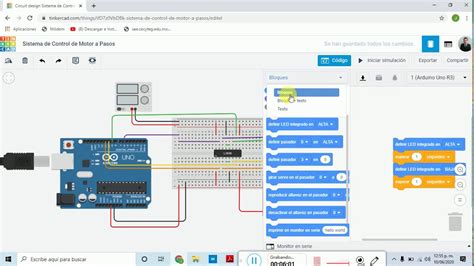 Motor A Pasos En Tinkercad 2 Youtube