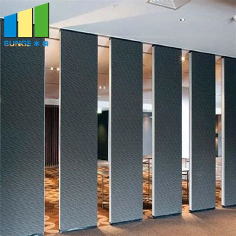 Classroom Acoustic Fabric Panel Soundproof Folding Partitions China Movable Wall Partitions