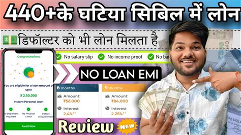 New Instant Loan App Without Cibil Loan App Without Income Proofs