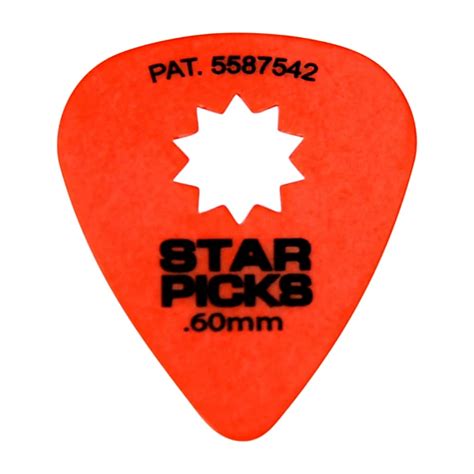 Everly Star Grip Guitar Picks Picks Mm Orange Guitar Center