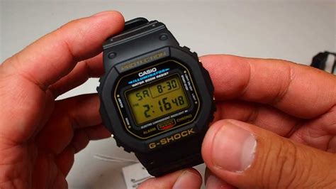 Casio G Shock DW 5600 EG 9VQD Gold Tone Watch YouTube