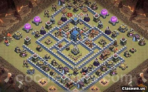 Town Hall Th War Trophy Base With Link War