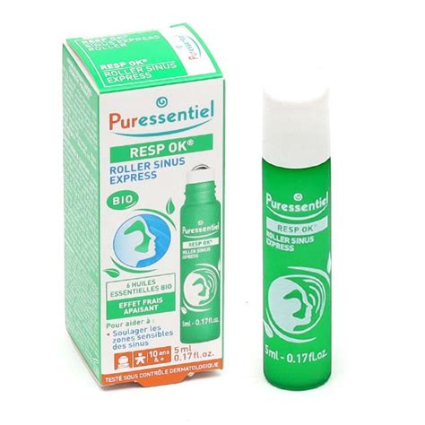 Puressentiel Resp OK Roller Sinus Express Bio Sinusite Apaisant