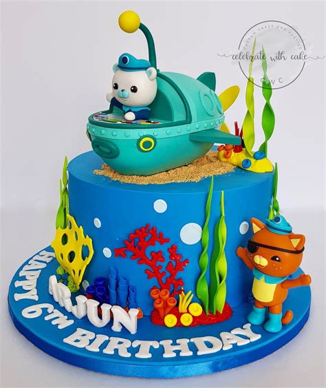 Octonauts Featuring Captain Barnacles And Kwazii Cake Octonauts