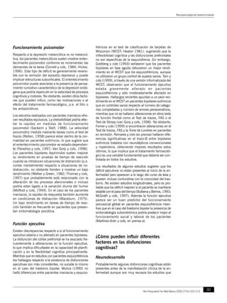 Neuropsicología del Trastorno Bipolar 13 pag PDF