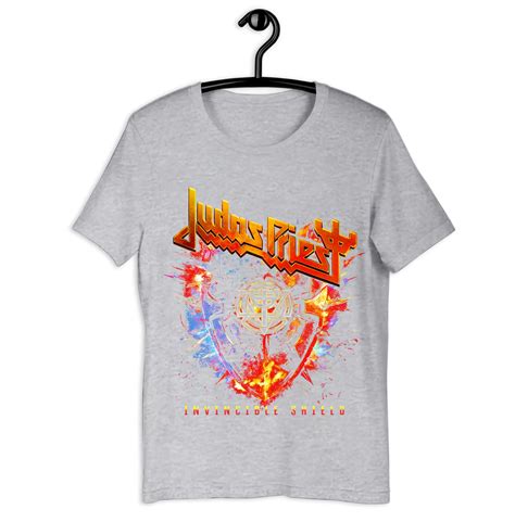 Judas Priest Invincible Shield Tour Shirt Judas Priest Band Logo