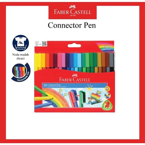 Jual Spidol Warna Anak Faber Castell Connector Pens Set Pcs Spidol