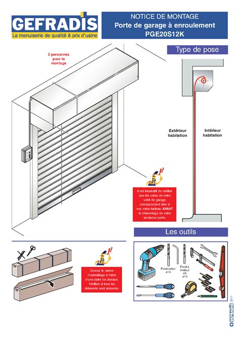 Notice De Montage Porte De Garage Sectionnelle Somfy Bois Eco Concept Fr