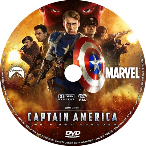 Captain America The First Avenger Dvd Cover