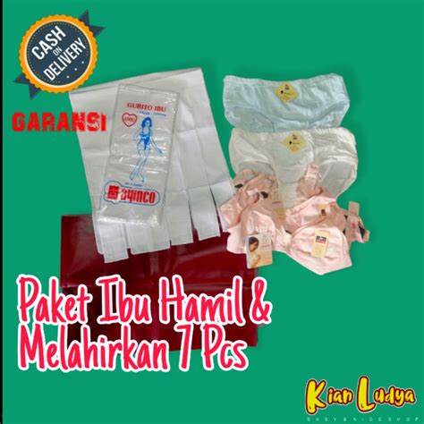 Jual Paket Ibu Hamil Ibu Melahirkan 7 Pcs Gurita Ibu Bra Menyusui