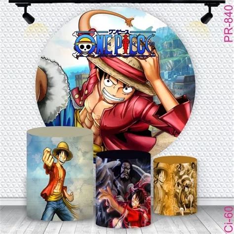 Kit Festa One Piece Capas Cilindro E Painel 1 50 Sublimado