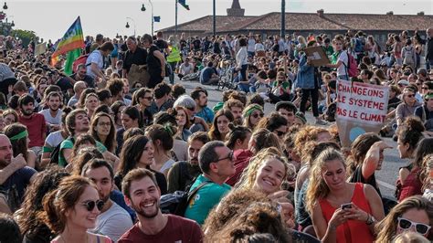 Tens Of Thousands Gather Across France To Call For Environmental Action