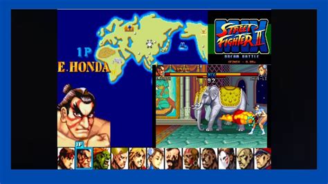 Street Fighter 2 Mix Dream Battle Arcade Cps 1 Hack Honda Full Game Youtube