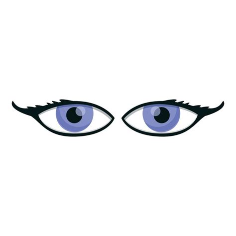 Gazing Eyes Icon Cartoon Style 14285380 Vector Art At Vecteezy