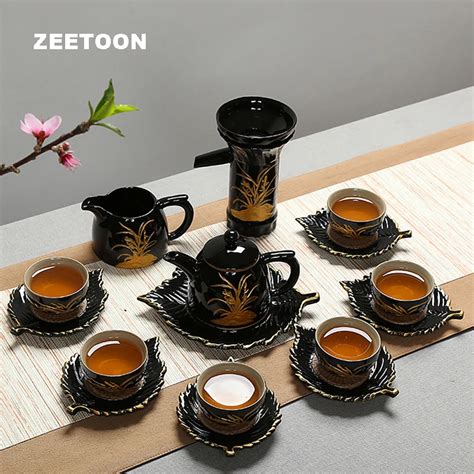 Japanese Style Zen Tea Set Coarse Pottery Kung Fu Tea Set Tea Cups