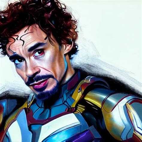 Robert Sheehan As Tony Stark From The Avengers Stable Diffusion Openart