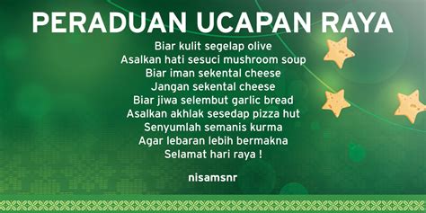 Pantun Kad Ucapan Hari Raya Contoh Ucapan Selamat Hari Raya Idul ...