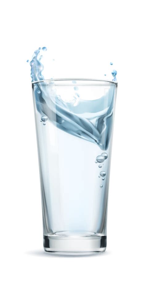 Water Glass Png Vector