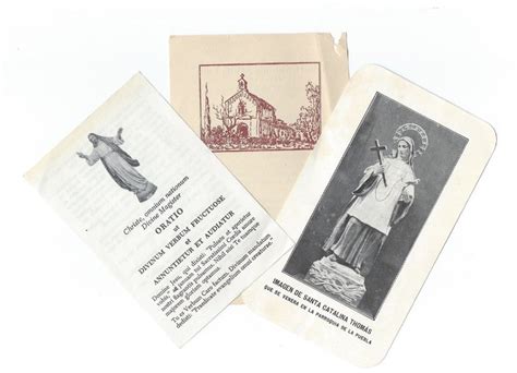 3 Vintage Religious Saints Card Holy Cards S97 Etsy