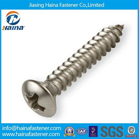 Stainless Steel Phillip Drive Raised Countersunk Head Screw China