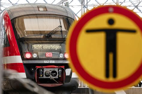 Bahn Streik in Sachsen So fahren Züge Bahn nicht