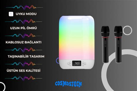 Cosmostech Ms K Ta Nabilir Kablosuz Speaker Bluetooth Hoparl R