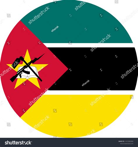 Mozambique Flag Illustration Vector Eps Stock Vector Royalty Free