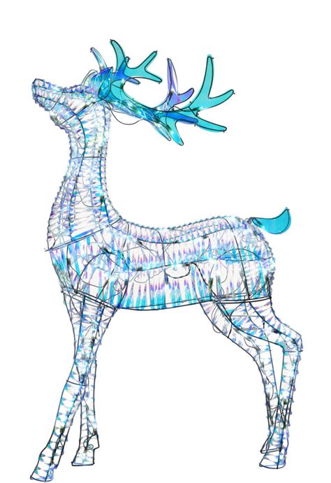 National Tree Company 48 Iridescent Reindeer Decoration For 120 Df