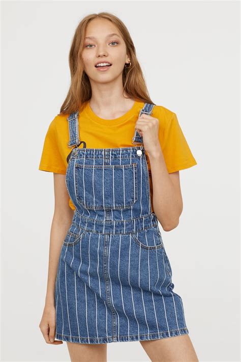 Handm Denim Bib Overall Dress Best Summer Clothes From Handm Popsugar