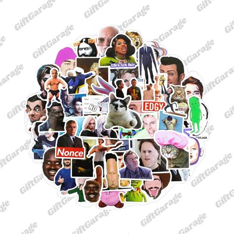 100 Funny Meme Sticker Packs High Quality Internet Meme Etsy