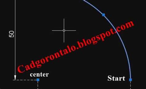 Membuat Garis Lengkung Dengan Perintah Arc Di Autocad Part 12 Otosection