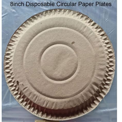 Inch Disposable Circular Paper Plates At Rs Piece In Raipur Id