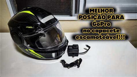 Como Colocar Gopro No Capacete Escamote Vel Canal Vou De Moto