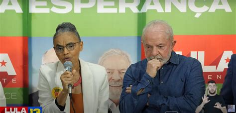 Marina Silva Anuncia Apoio A Lula E Fala Em Reencontro “nunca Deixamos